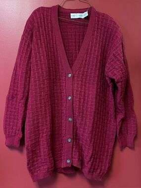 First Issue Womens Deadstock Button Down Chunky Cardigan NWT